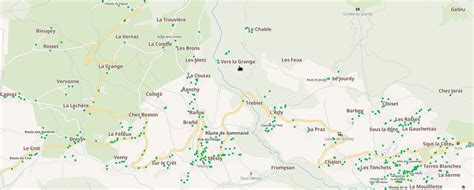Carte des climats et lieux-dits de Gevrey-Chambertin
