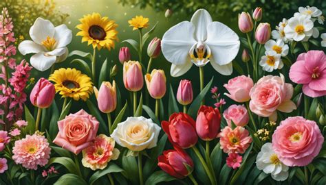 Diversité des fleurs disponibles chez les fleuristes