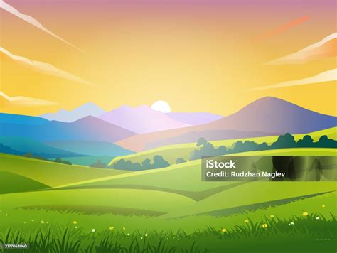 Illustration d'un jardin verdoyant avec le soleil et le logo Barenbrug