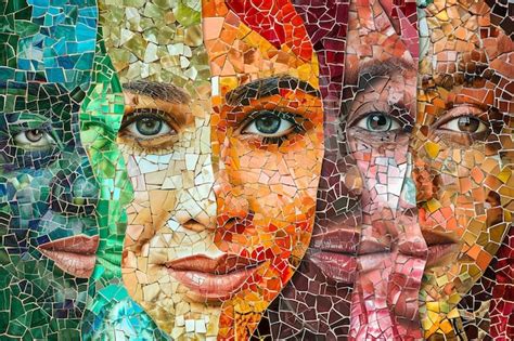 Une mosaïque de visages souriants et diversifiés
