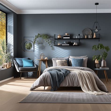 Détail de la décoration d'une chambre, mettant en avant le soin apporté aux textures et aux couleurs