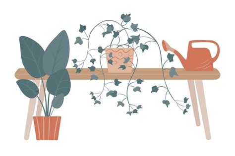 Plantes en pot stylisées dans un jeu vidéo