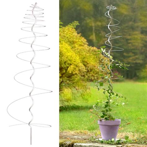 Schéma d'installation d'un tuteur en spirale