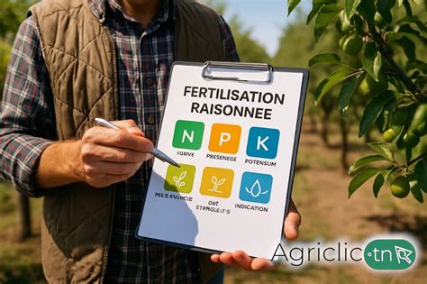 infographie expliquant la démarche de fertilisation raisonnée