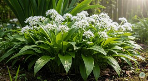 Ail des ours en pleine croissance