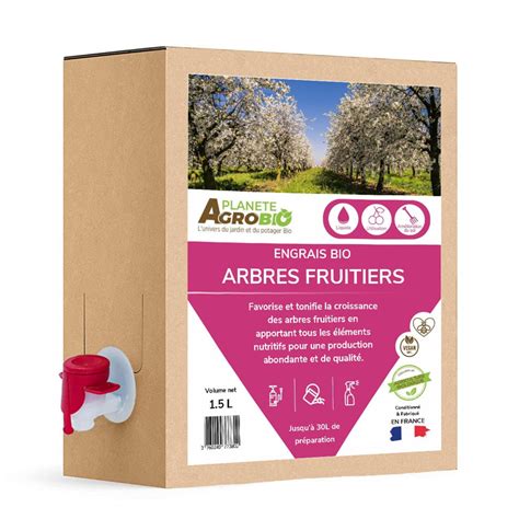 Exemples d'engrais organiques pour arbres fruitiers