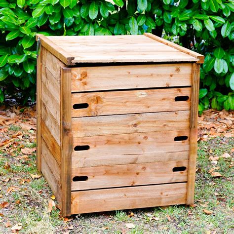 Exemple de bac de compostage en bois