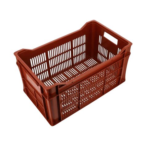 Cagettes de récolte ajourées empilées
