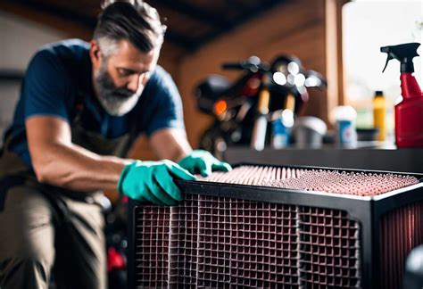 Vérification et nettoyage du filtre à air