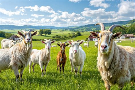 un éleveur de chèvres dans un environnement naturel