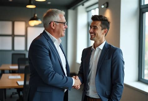 Tuteur et stagiaire discutant ensemble