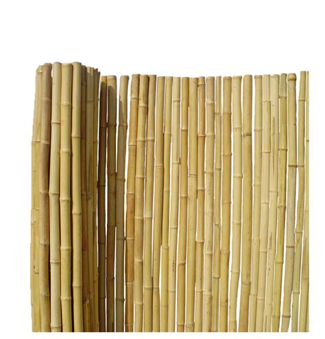 Clôture en canisse de bambou