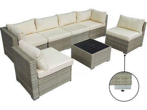 Salon de jardin en résine tressée