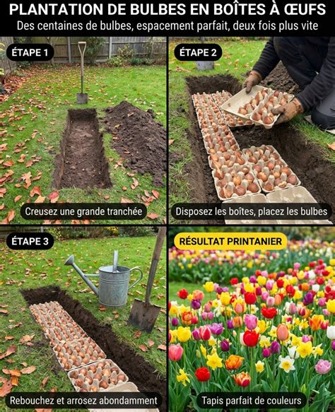Diagramme de plantation de bulbes de crocus en groupe