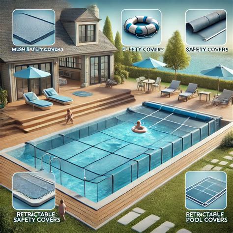 Schéma explicatif des différents types de bâches pour piscines hors-sol