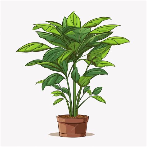 Illustration d'un smartphone pointant vers une plante dans un jardin