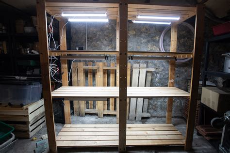 Armoire de semis avec éclairage LED et contrôle de température