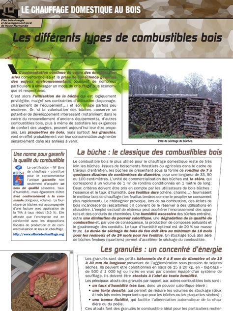 Différents types de combustibles bois : bûches, granulés et plaquettes