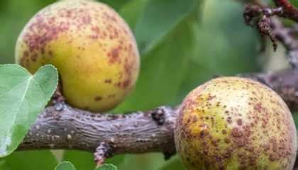 Schéma des maladies courantes de l'abricotier