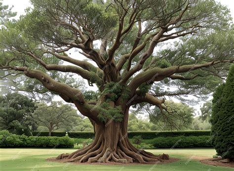 Arbre centenaire dans un paysage