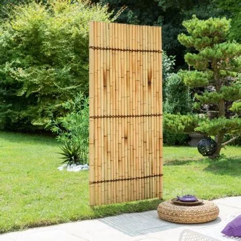 Panneau décoratif en bambou pour jardin