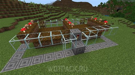 Ferme à champignons souterraine Minecraft