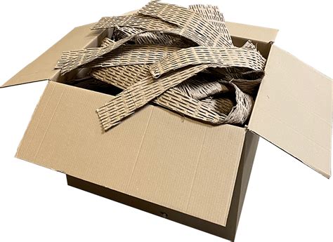 Photo montrant le conditionnement écologique des plantes dans un carton sur-mesure avec cales