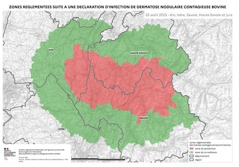 carte des zones réglementées dans les Vosges