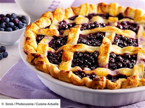 plat de tarte aux myrtilles