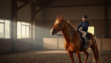 Photo d'un cavalier tondant délicatement l'épaule de son cheval