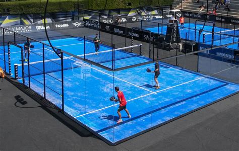 schéma technique d'un court de padel