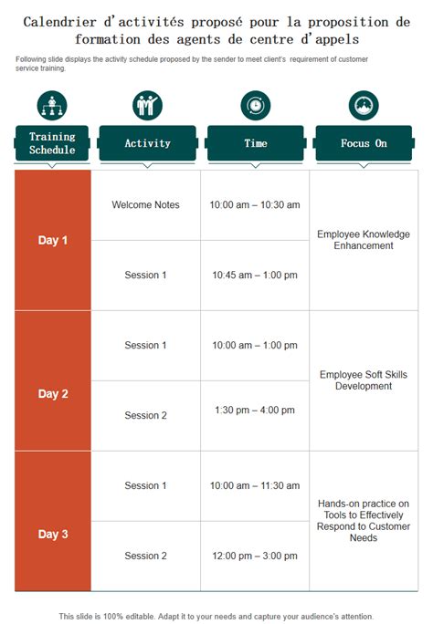 Calendrier d'activités pour seniors autonomes