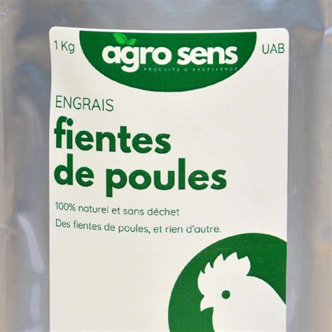 Sacs de fientes de poule séchées