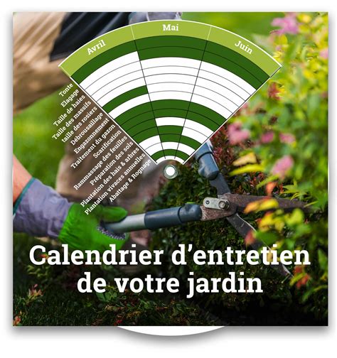 Calendrier des tâches d'entretien de jardin saison par saison