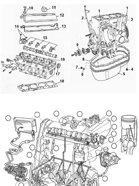 Schéma technique du moteur 88 cm3 Mitsubishi monté sur la série CT