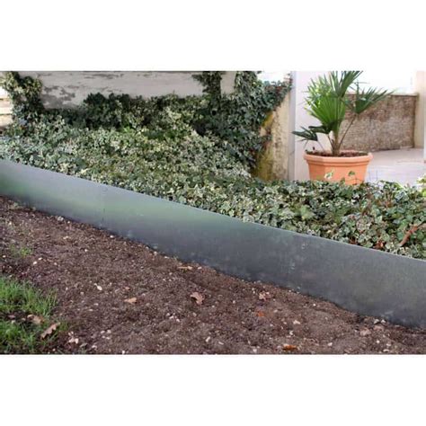Bordure de jardin en acier galvanisé