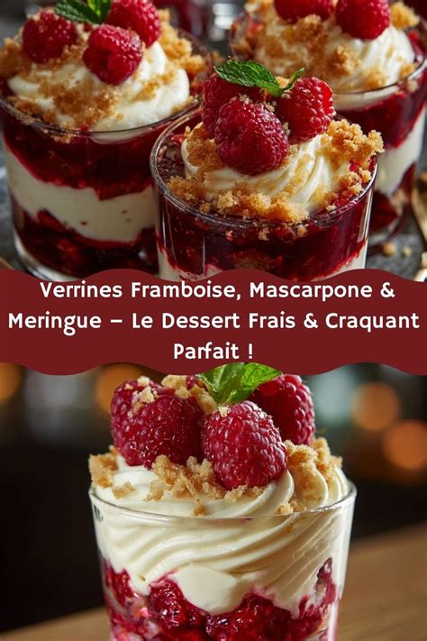 détail de la décoration d'un entremets avec des framboises fraîches et des éclats de pistaches