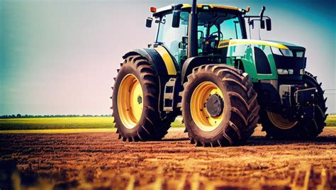 Vue thématique d'un centre de matériel agricole professionnel