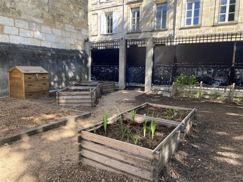 Diagramme illustrant l'agencement optimal des bacs potagers et des allées de circulation