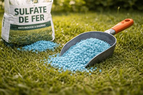 Sulfate de fer vs mousse pelouse