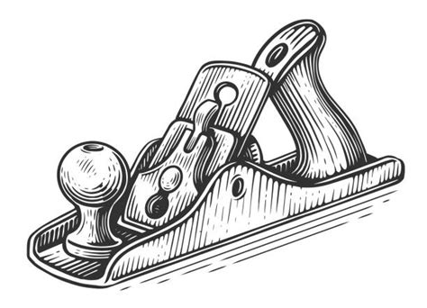 croquis de logos bois et rabot