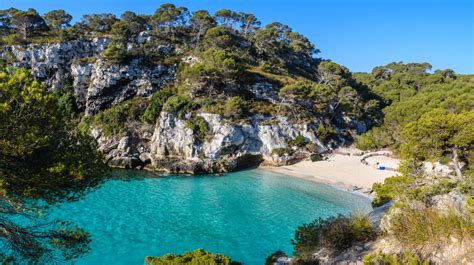 Crique isolée avec eau turquoise et végétation méditerranéenne