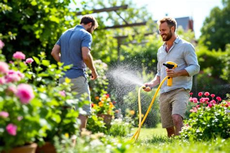 Un jardin bien arrosé