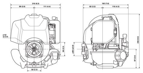Schéma détaillé du moteur Honda GX35