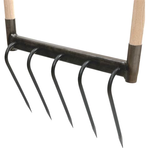 Comparaison visuelle entre une grelinette 3, 4 et 5 dents