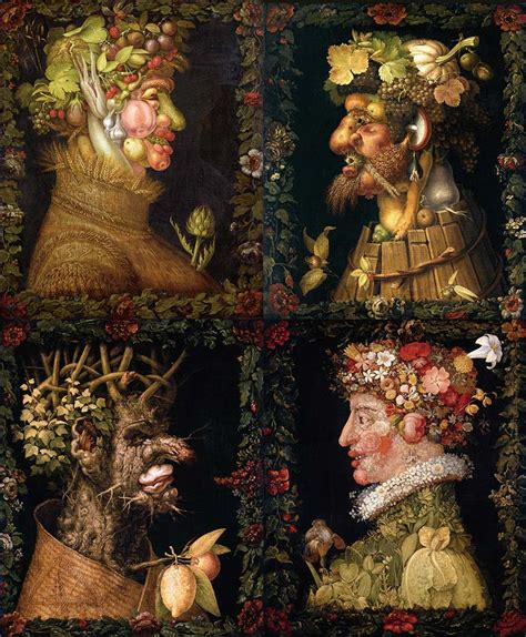 La série des Quatre Saisons d'Arcimboldo