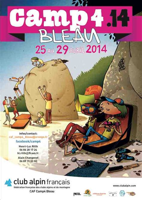 Affiche Camp4Bleau 2016 de Ben Bert