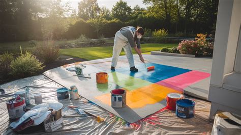 matériel de peinture pour béton