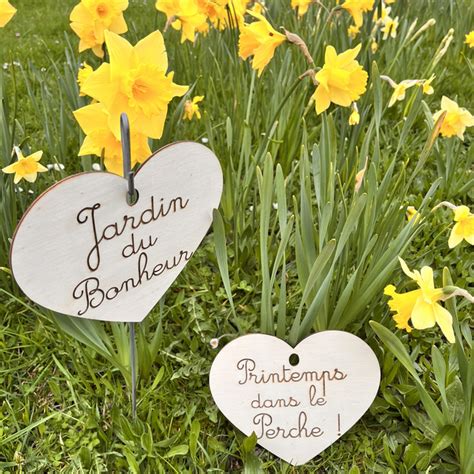 Exemples de pancartes de jardin personnalisées et décoratives