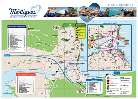 Plan de Martigues avec la rue des Clématites mise en évidence